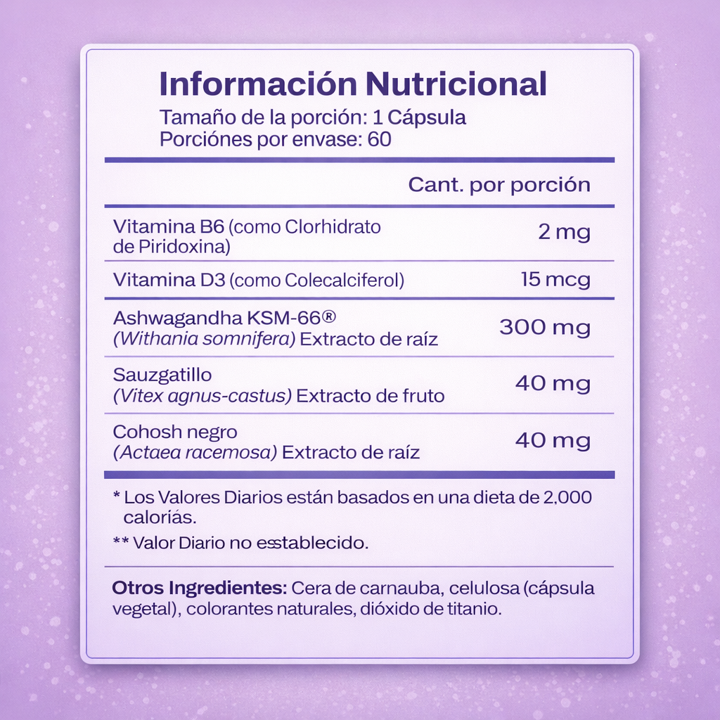 Cápsulas Probióticas adelgazantes menopausia (60 Cápsulas)